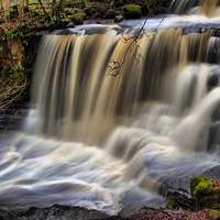 Buy canvas prints of DALESCAPES: Crackpot Foss by Sandi-Cockayne ADPS