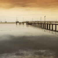 Buy canvas prints of Jetty and Yachts by Sandi-Cockayne ADPS