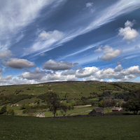 Buy canvas prints of  A Typical Dales Scene by Sandi-Cockayne ADPS