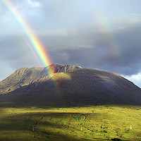 Buy canvas prints of Rainbows on Beinn an Dothaidh by Sandi-Cockayne ADPS