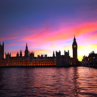 Buy canvas prints of Westminster Sunset by Sandi-Cockayne ADPS