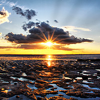 Buy canvas prints of Sunset on the Humber Estuary by Sandi-Cockayne ADPS