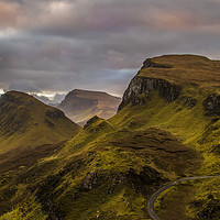 Buy canvas prints of Pastel Pink Sky At The Quiraing by Sandi-Cockayne ADPS