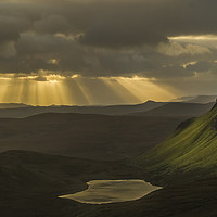 Buy canvas prints of Sun Rays At The Quiraing II by Sandi-Cockayne ADPS