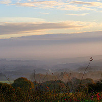 Buy canvas prints of Rolling Mist Over Barnsley by Sandi-Cockayne ADPS