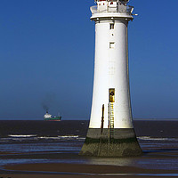 Buy canvas prints of New brighton lighthouse by Colin irwin