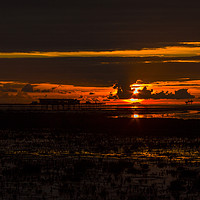 Buy canvas prints of Southport Sunset by Colin irwin