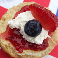 Buy canvas prints of The Great British Scone by Samantha Higgs