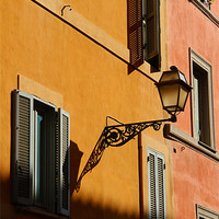 Buy canvas prints of Street Light - Rome by Samantha Higgs