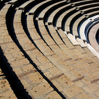 Buy canvas prints of Seating - Large Theatre - Pompeii - Italy by Samantha Higgs