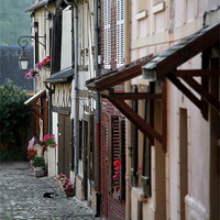 Buy canvas prints of French Cottages -  Normandy by Samantha Higgs