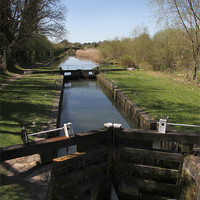 Buy canvas prints of Canal Lock - Kennet And Avon Canal by Samantha Higgs