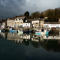 Buy canvas prints of Dark Clouds - Padstow -Cornwall by Samantha Higgs