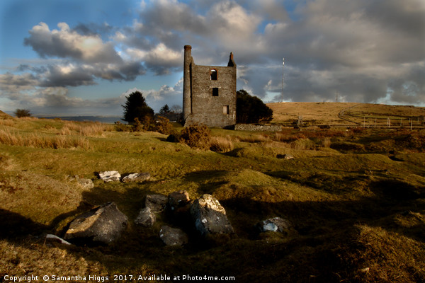 Abandoned Mine Building - Bodmin Moor Picture Board by Samantha Higgs