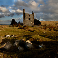 Buy canvas prints of Abandoned Mine Building - Bodmin Moor by Samantha Higgs