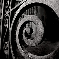 Buy canvas prints of Iron Spiral by Samantha Higgs