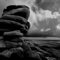 Buy canvas prints of The Cheesewring, Bodmin Moor by Samantha Higgs