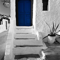 Buy canvas prints of the blue door by stephen mc nally