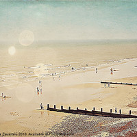 Buy canvas prints of Cromer Seaside by Rosanna Zavanaiu