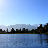 Buy canvas prints of Tranquil lake, mirror lake, NZ by craig sivyer