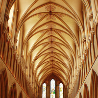 Buy canvas prints of Wells cathedral hall by Sean Wareing