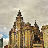 Buy canvas prints of The Liver building by Sean Wareing