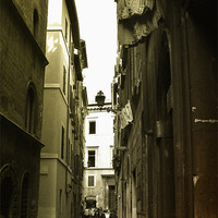 Buy canvas prints of Rome back streets by Sean Wareing