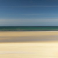Buy canvas prints of Abstract Beach by Sean Wareing