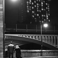 Buy canvas prints of Late night stroll by Sean Wareing