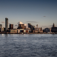 Buy canvas prints of Liverpool Skyline by Sean Wareing