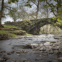 Buy canvas prints of The Old Stone Bridge by Sean Wareing