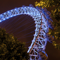 Buy canvas prints of  The London Eye by Sean Wareing