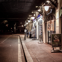 Buy canvas prints of  Late Night Opening by Sean Wareing