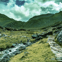 Buy canvas prints of  The Heart Of Snowdonia by Sean Wareing