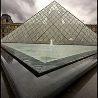Buy canvas prints of La Louvre Paris by Berit Ipsen