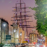 Buy canvas prints of Cutty Sark Greenwich by peter tachauer