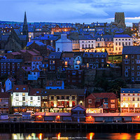 Buy canvas prints of Detail From Whitby Panorama 1 by peter tachauer