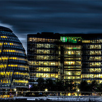 Buy canvas prints of London City Hall by peter tachauer