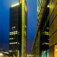 Buy canvas prints of The Heron Tower by peter tachauer