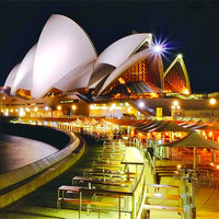 Buy canvas prints of Sydney Opera House by peter tachauer