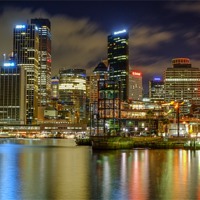 Buy canvas prints of Sydney Circular Quay by peter tachauer