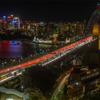 Buy canvas prints of Sydney Rush Hour by peter tachauer