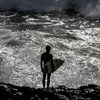 Buy canvas prints of The Surfers Prayer by peter tachauer