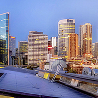 Buy canvas prints of  Sydney Panorama by peter tachauer