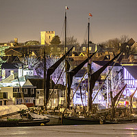 Buy canvas prints of Maldon at Night by peter tachauer