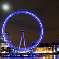 Buy canvas prints of London Eye by peter tachauer