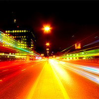 Buy canvas prints of Light Trails by peter tachauer