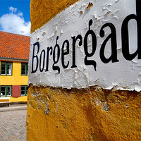 Buy canvas prints of Borgergade in Copenhagen by peter tachauer