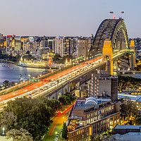 Buy canvas prints of Sydney Harbour Bridge by peter tachauer