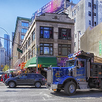 Buy canvas prints of New York City Street Tableau by peter tachauer